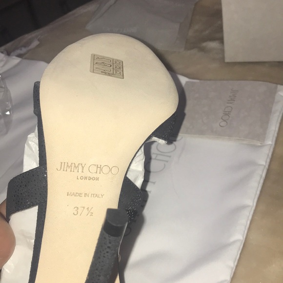 Sold 😉Jimmy choo metallic high heals sandals 🥰 - Picture 8 of 8